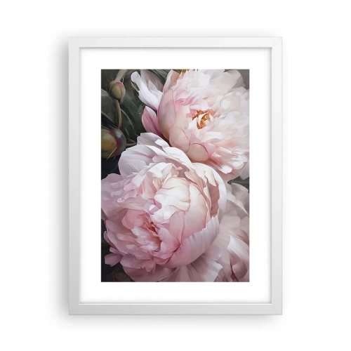 Affisch i vit ram - Fast i blomning - 30x40 cm