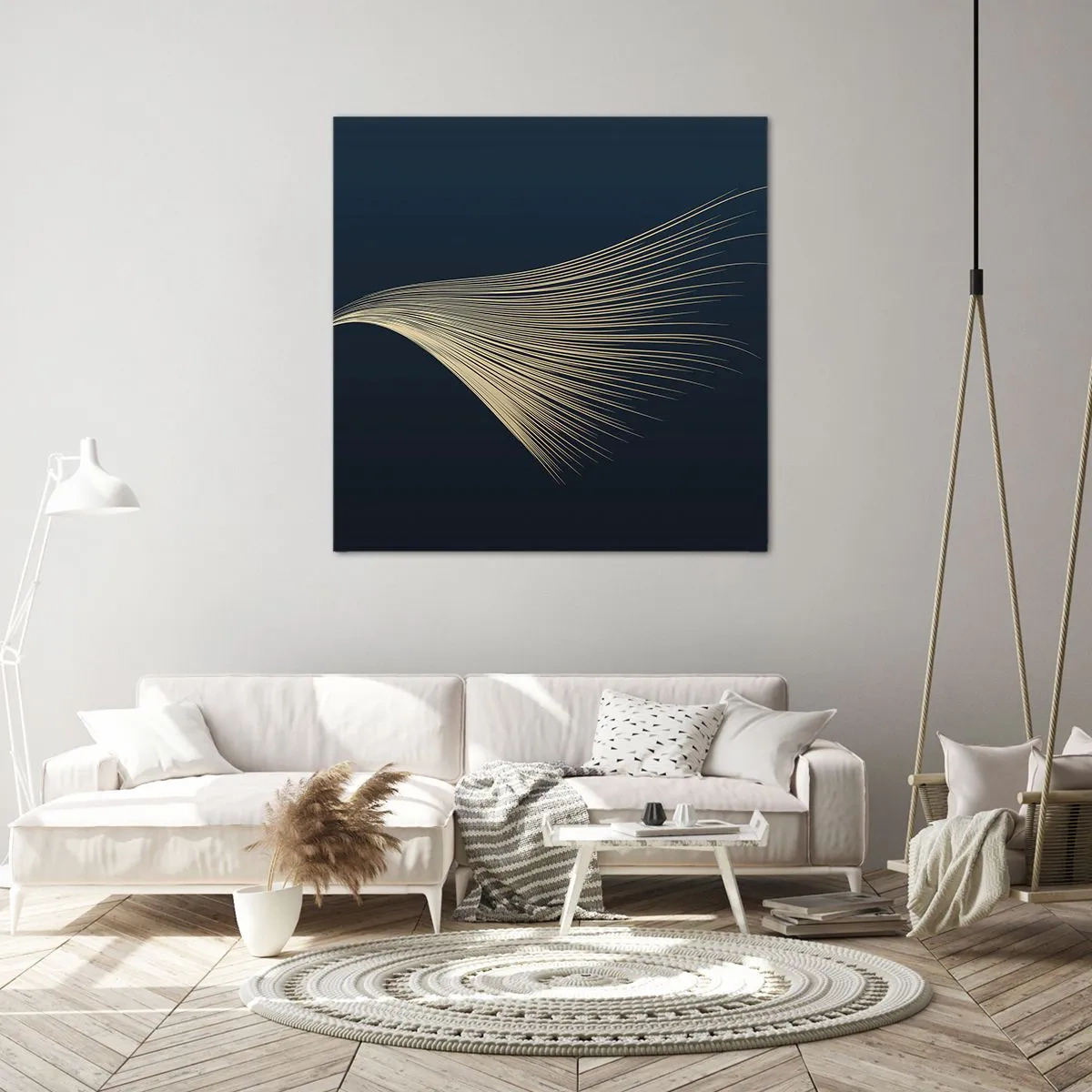 Canvastavla - Bild på duk - Som en ängels hårstrå - 30x30 cm