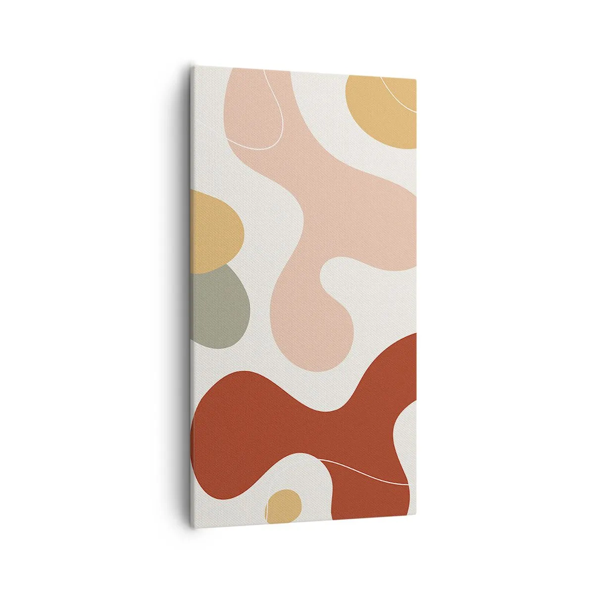 Canvastavla - Bild på duk - Ornamental zig-zack? - 55x100 cm