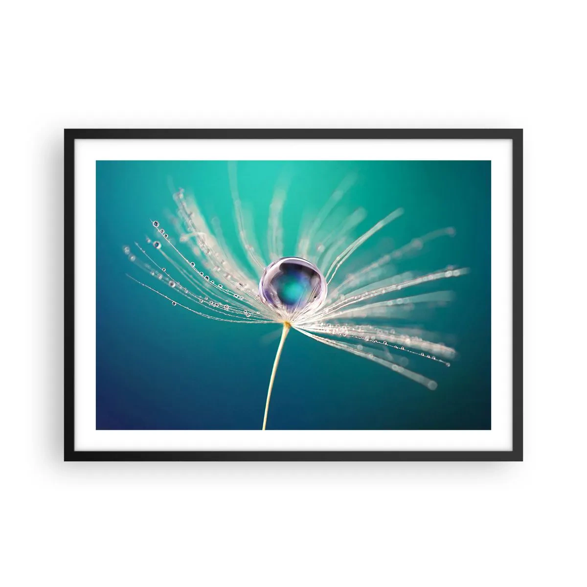 Affisch i svart ram - Mystisk stund - 70x50 cm
