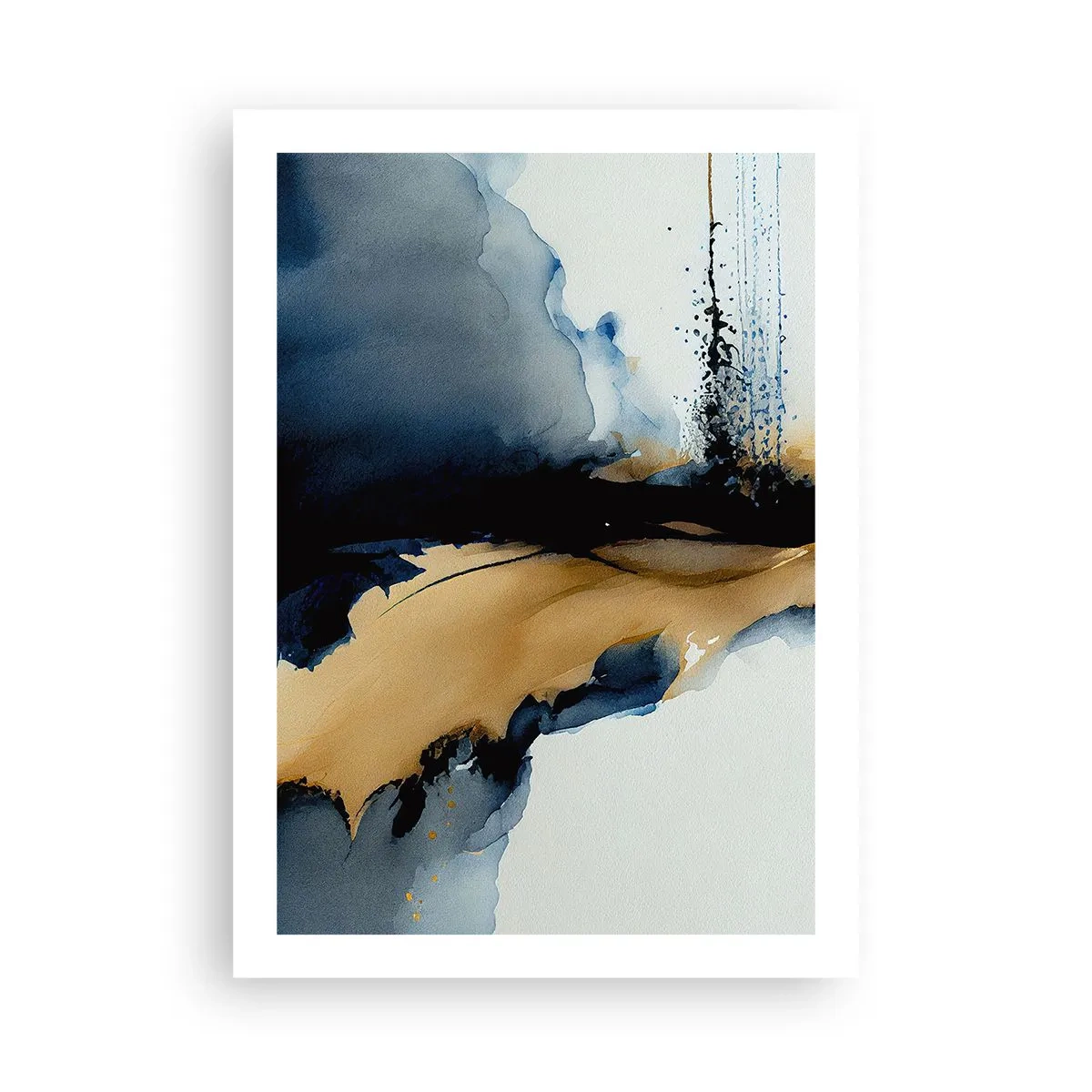 Affisch - Bakom ridån - 50x70 cm