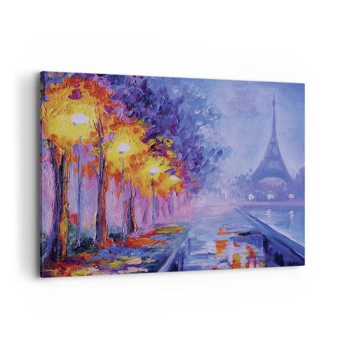 Canvastavla - Bild på duk - Drömpromenad - 120x80 cm