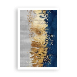 Affisch - Modern komposition med blixt - 61x91 cm