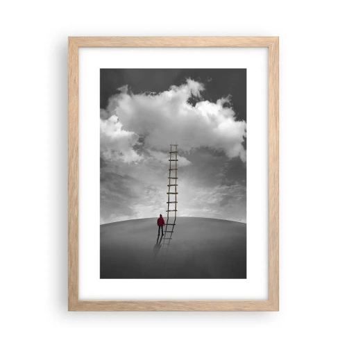 Affisch i ram av ljusek - Allt är möjligt - 30x40 cm