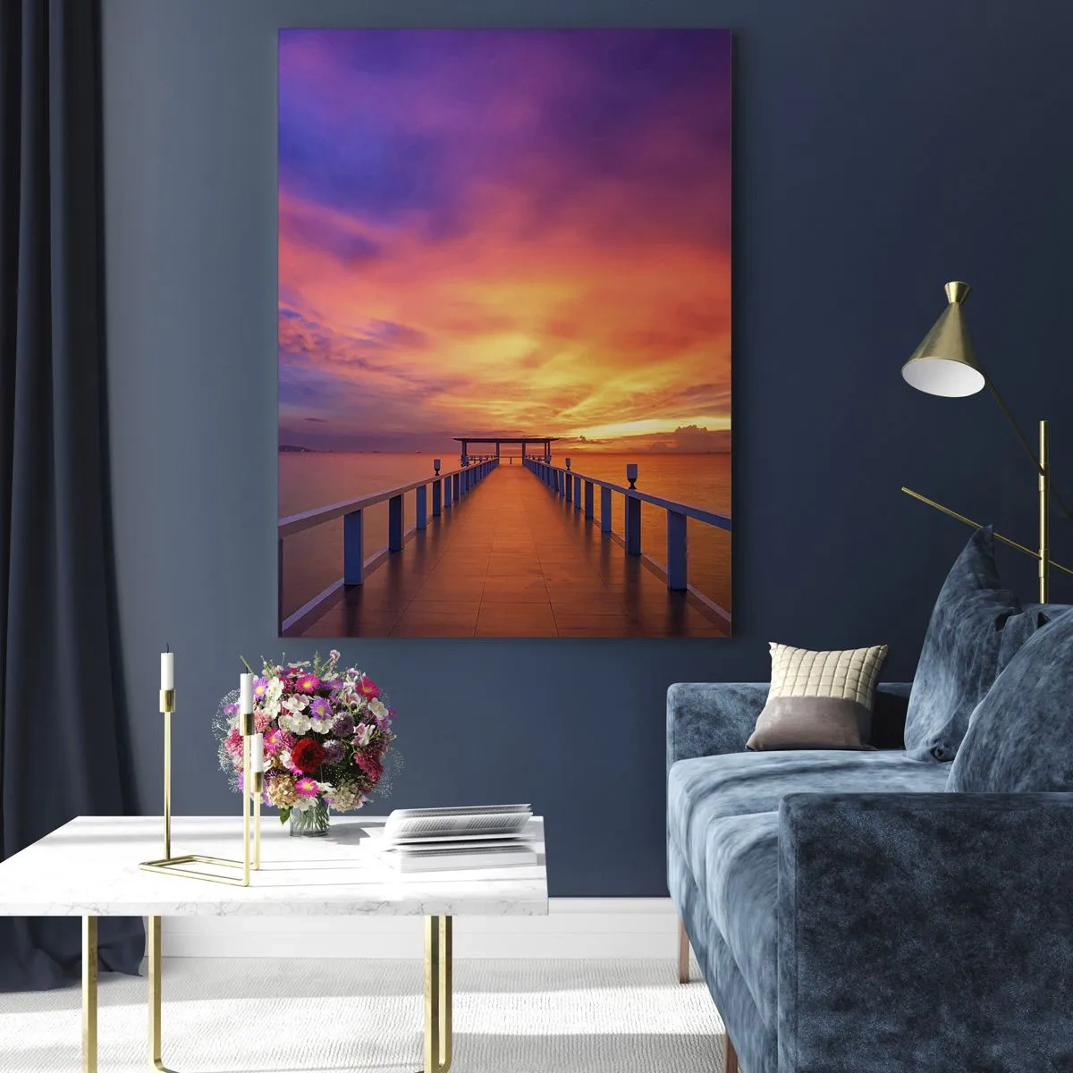 Glastavla - Bild på glas - Utan ände - 50x70 cm