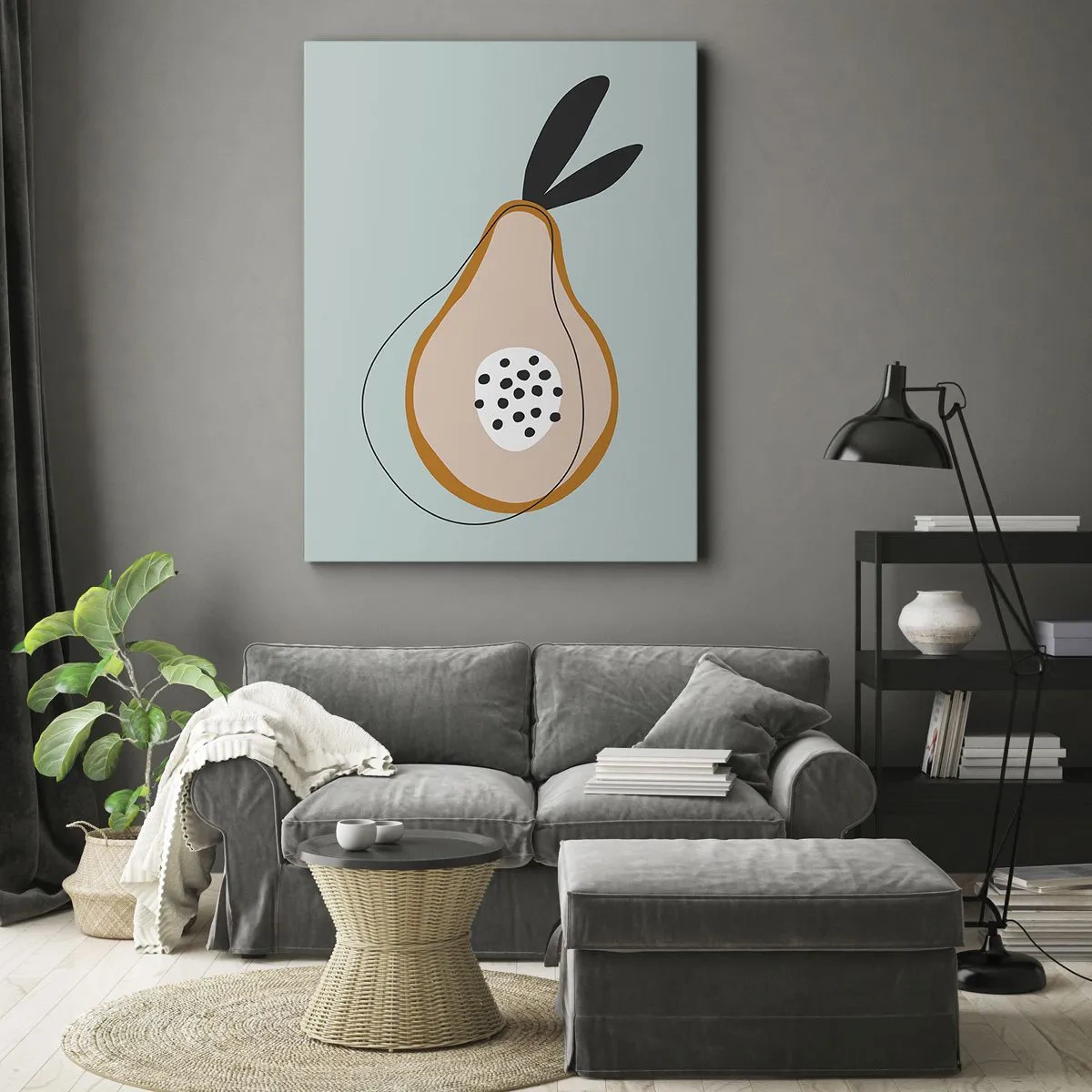 Canvastavla - Bild på duk - Att tränga in i sakens natur - 65x120 cm