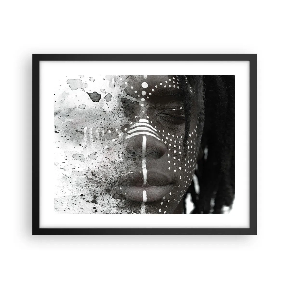 Affisch i svart ram - Upptäck den ursprungliga andan - 50x40 cm