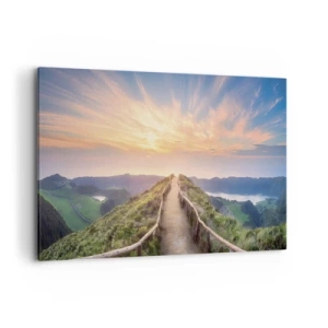 Canvastavla - Bild på duk - Nära himlen - 120x80 cm