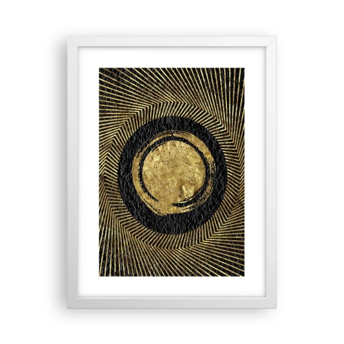 Affisch i vit ram - Glamourös komposition - 30x40 cm