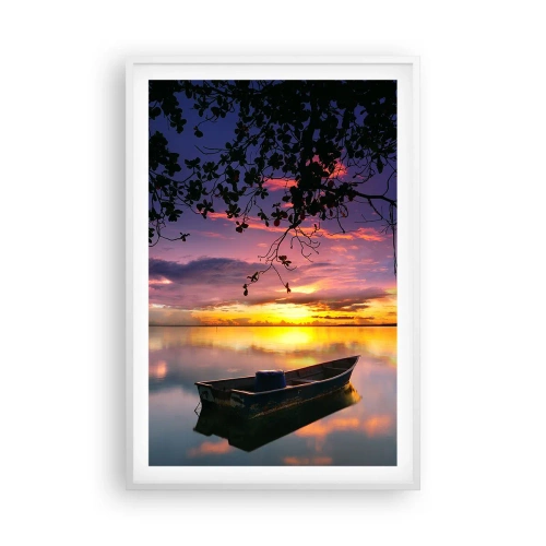 Affisch i vit ram - "Du verkar hänga i mitten av himmelvalvet…" - 61x91 cm