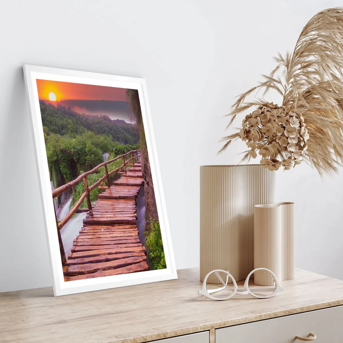 Affisch i vit ram - Otrolig skönhet - 61x91 cm