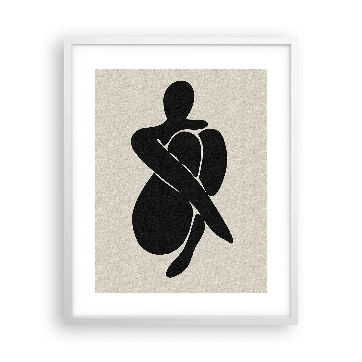 Affisch i vit ram - I min egen famn - 40x50 cm