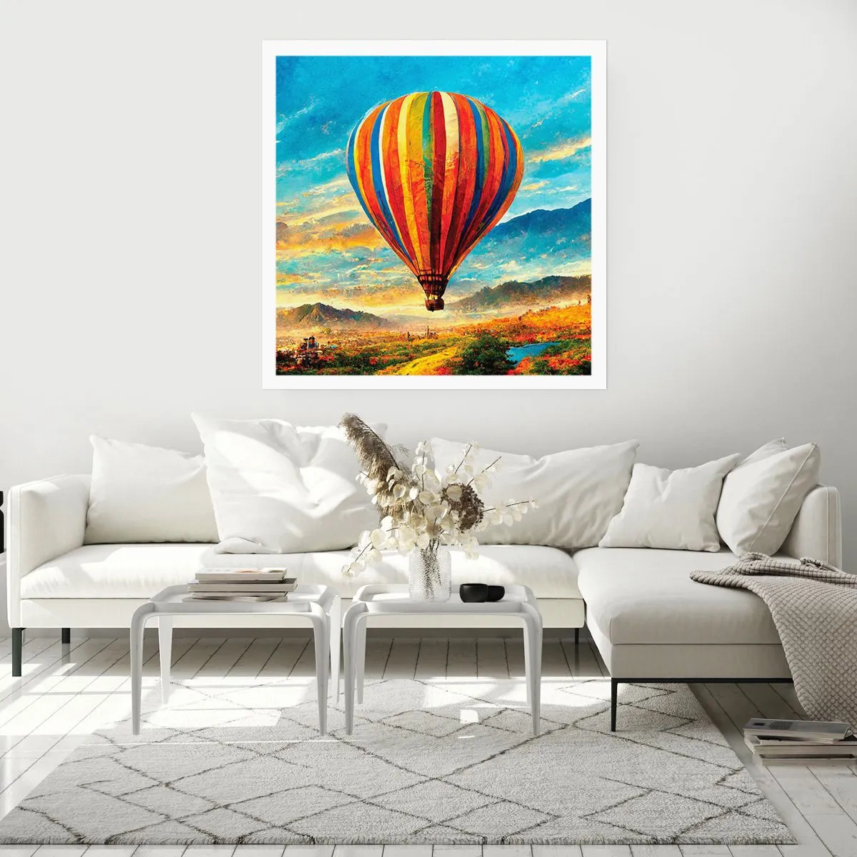 Affisch - I tystnad ser man mer - 60x60 cm