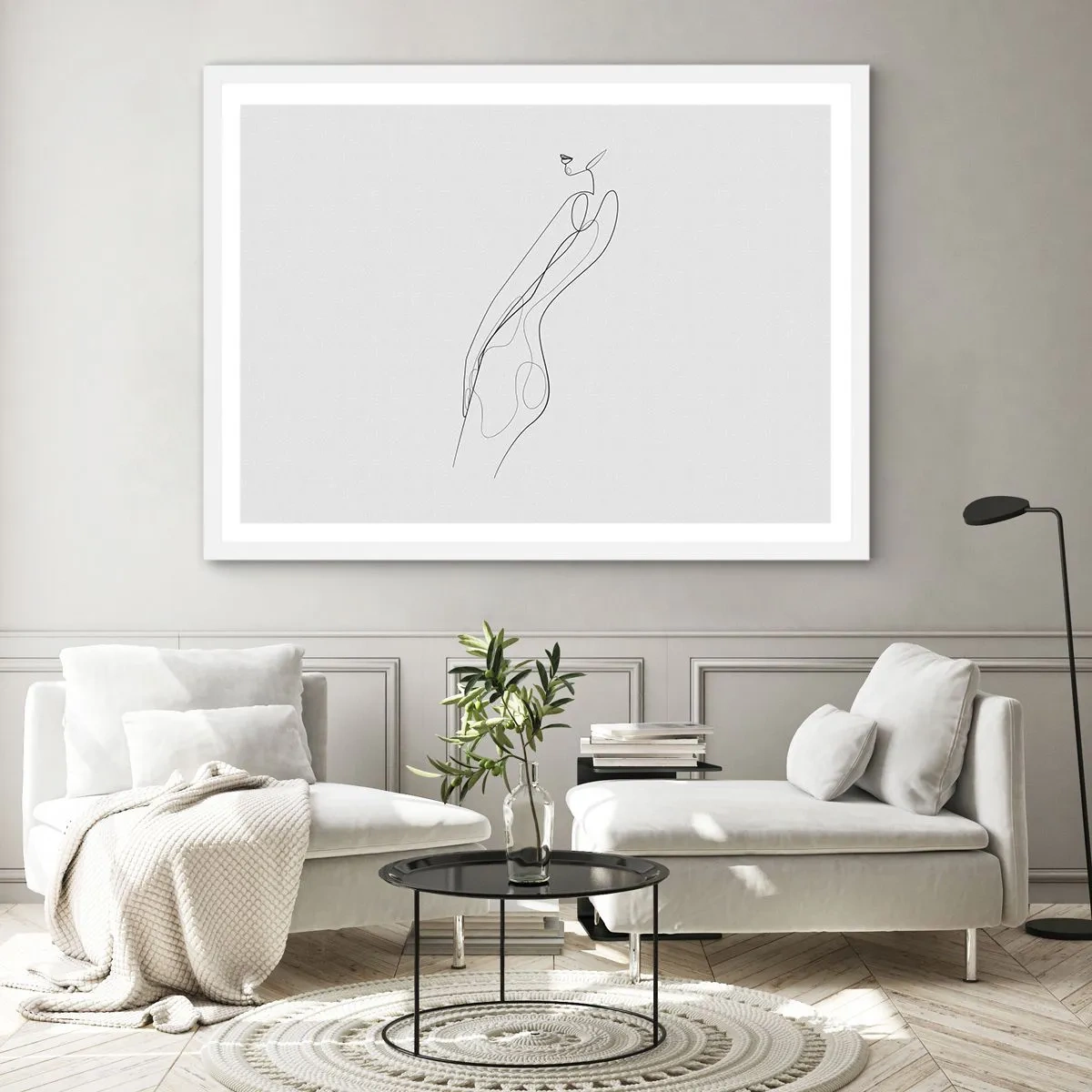 Affisch i vit ram - Bara en utfästelse - 40x30 cm
