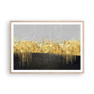 Affisch i ram av ljusek - Inåt och uppåt - 100x70 cm