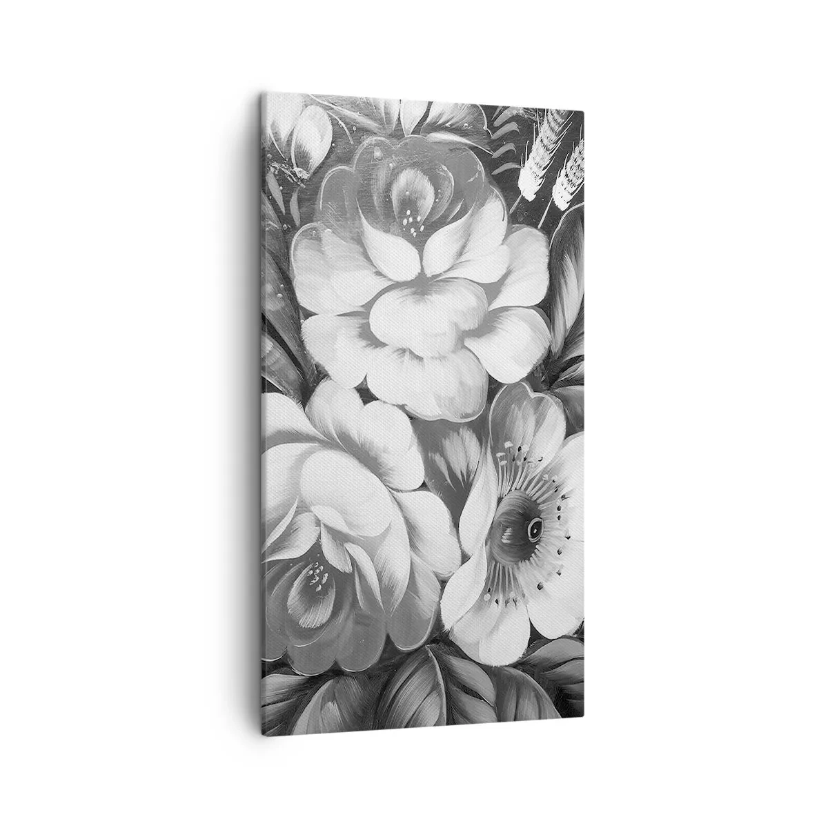 Canvastavla - Bild på duk - Vackra även i gråskala - 45x80 cm