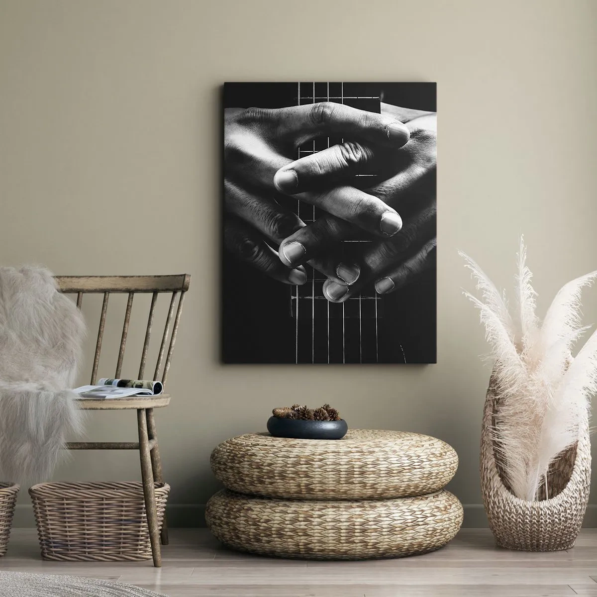 Canvastavla - Bild på duk - Artistens bön - 50x70 cm