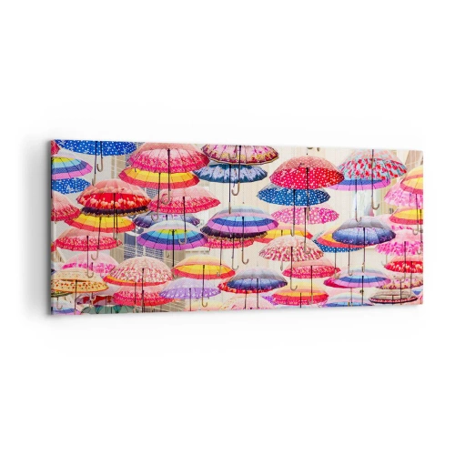 Canvastavla - Bild på duk - Stadsäng - 100x40 cm