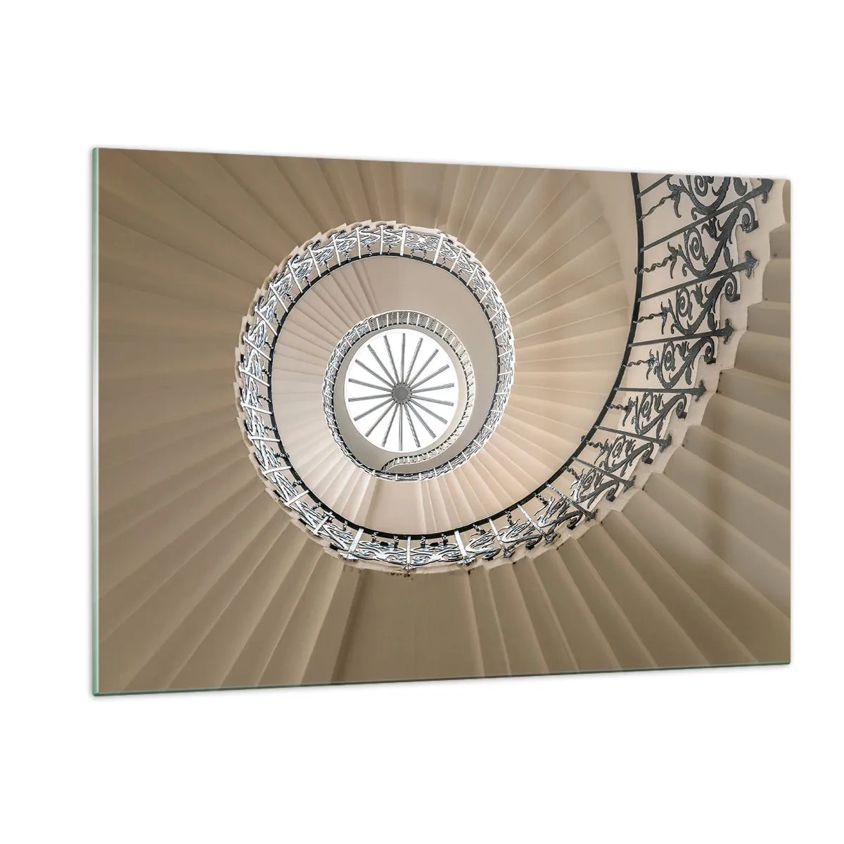 Glastavla - Bild på glas - I musslans mitt - 120x80 cm