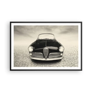 Affisch i svart ram - Hur kan man inte älska mig? - 91x61 cm