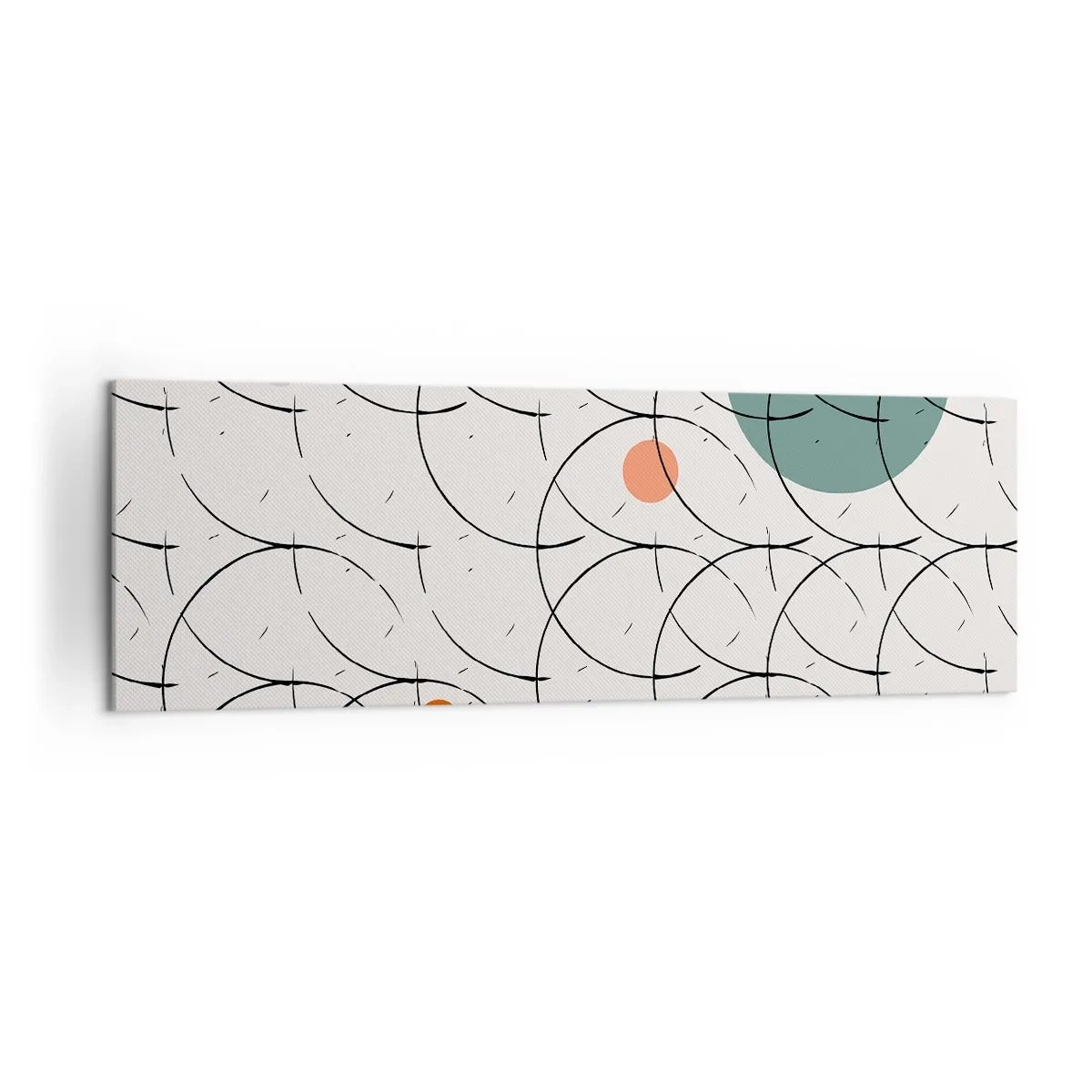 Canvastavla - Bild på duk - I popkonstens anda - 160x50 cm