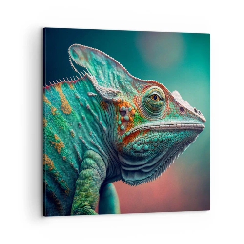 Canvastavla - Bild på duk - Ser du mig? Inte bra… - 50x50 cm