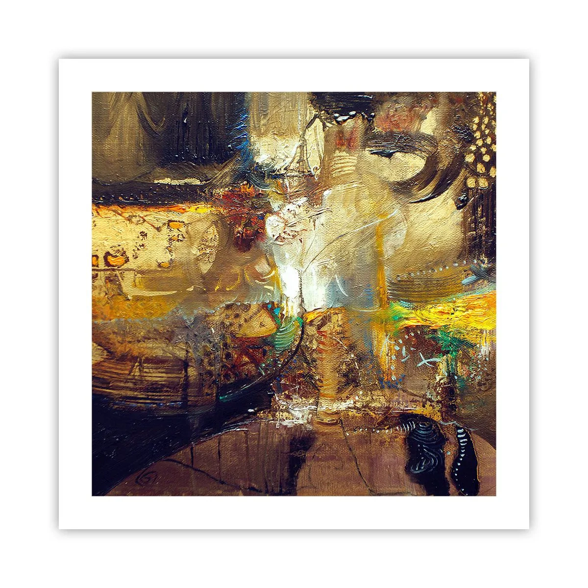 Affisch - Kallt, varmare, hett - 50x50 cm