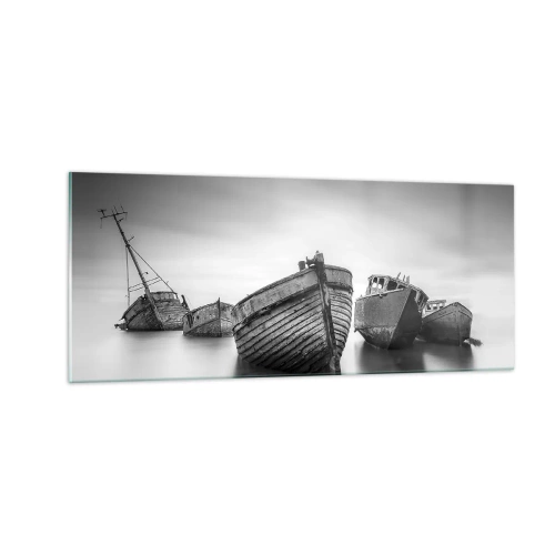 Glastavla - Bild på glas - Bara minnen... - 100x40 cm