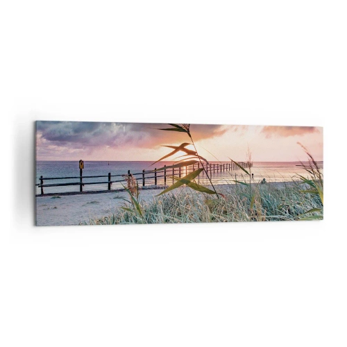 Canvastavla - Bild på duk - Försvinner inte med vinden - 160x50 cm