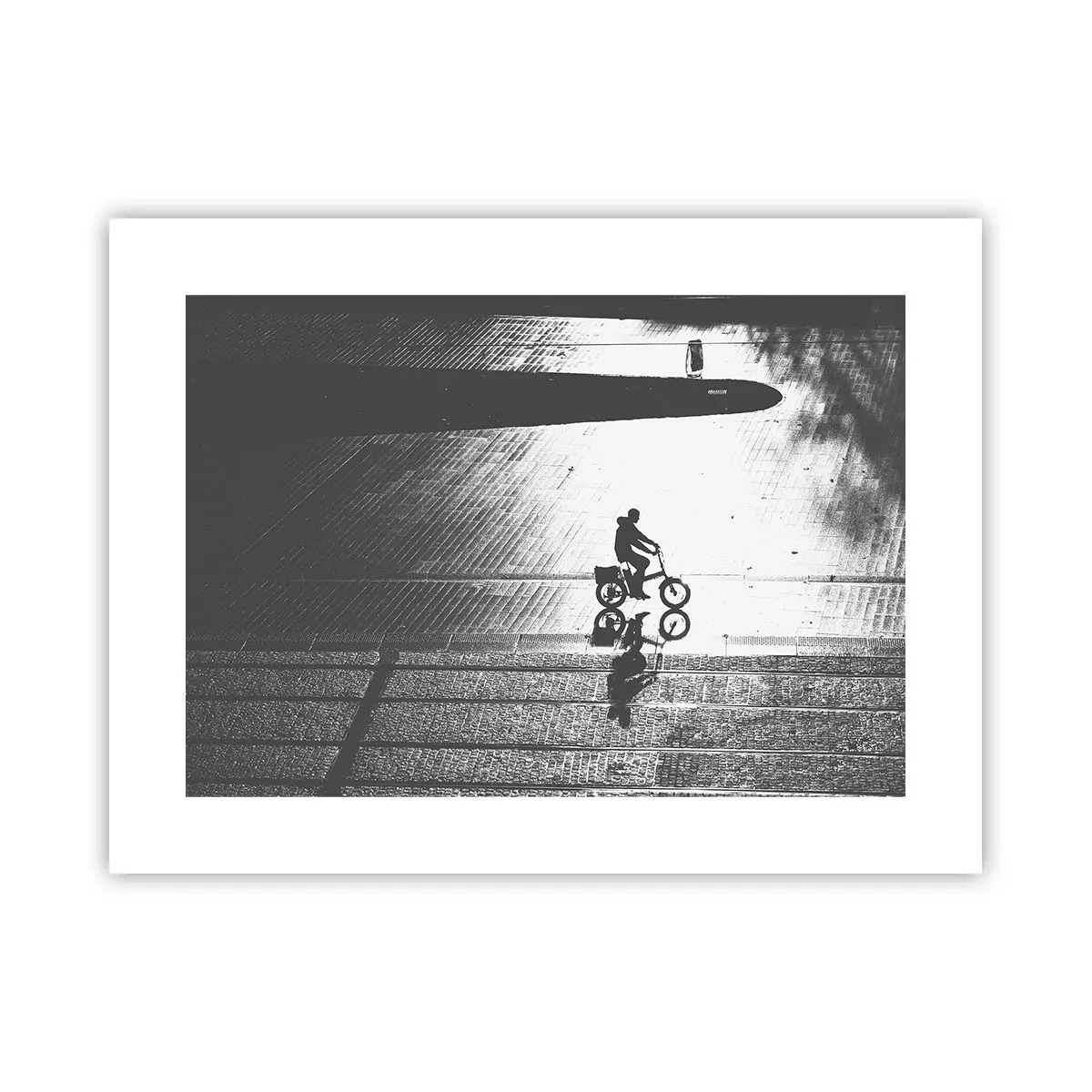 Affisch - Rakt fram genom staden - 40x30 cm