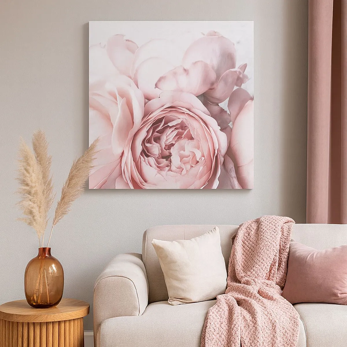 Canvastavla - Bild på duk - För romantikerna - 30x30 cm