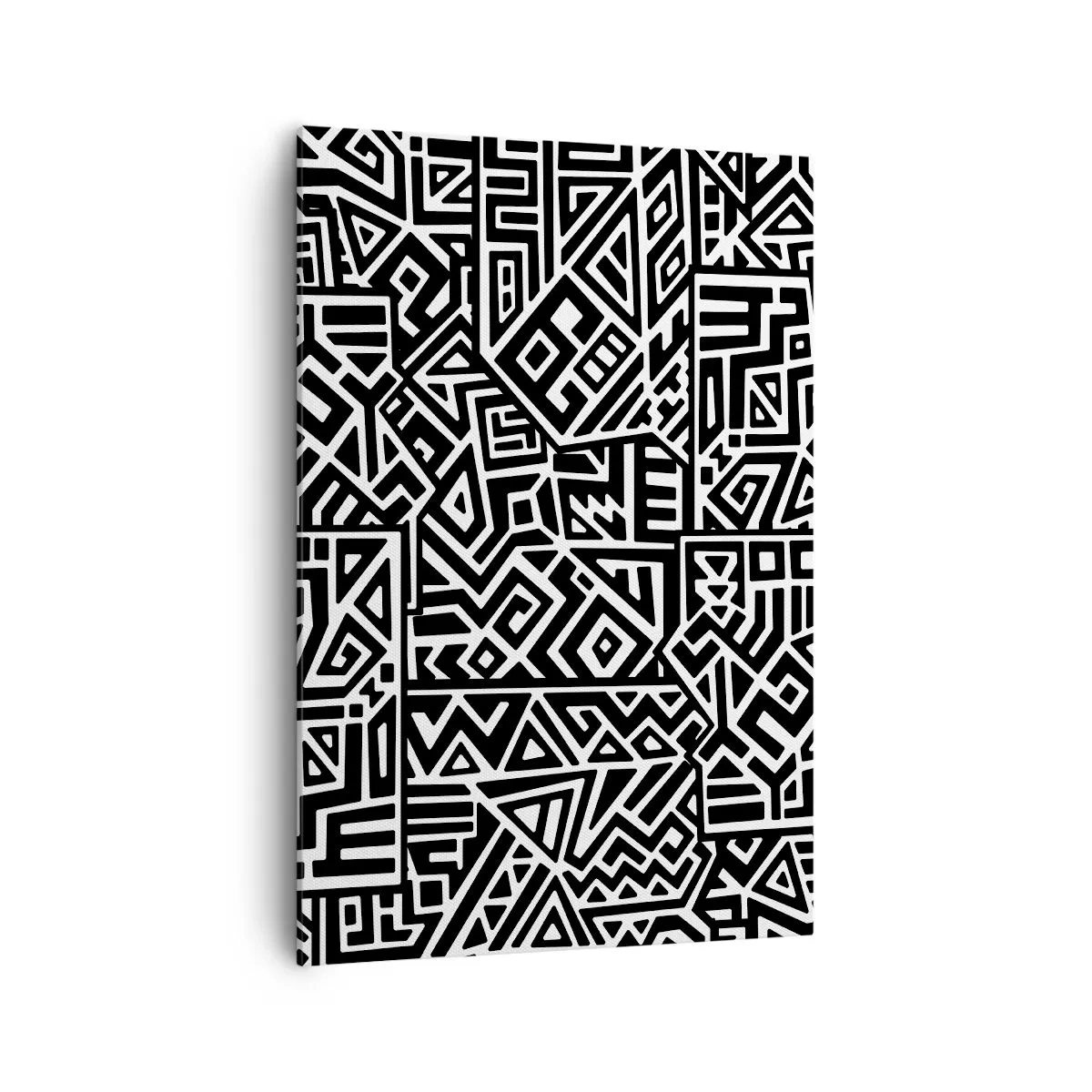Canvastavla - Bild på duk - Prekolumbisk komposition - 70x100 cm