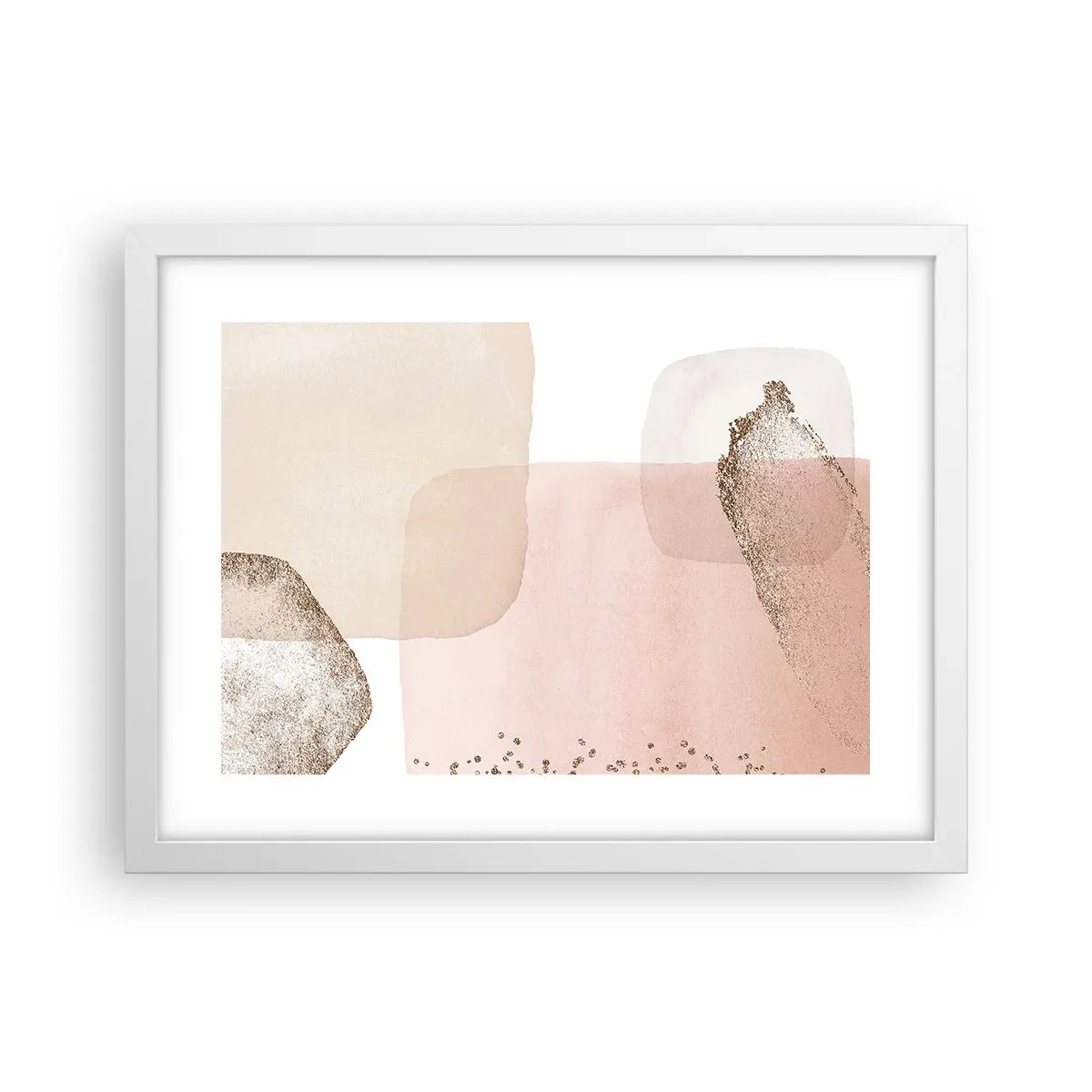 Affisch i vit ram - Titta genom färgen - 40x30 cm