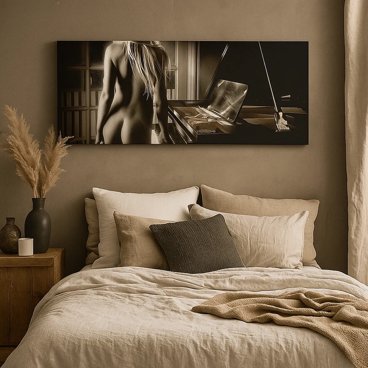 Canvastavla - Bild på duk - Perfekt kvällsharmoni - 30x30 cm