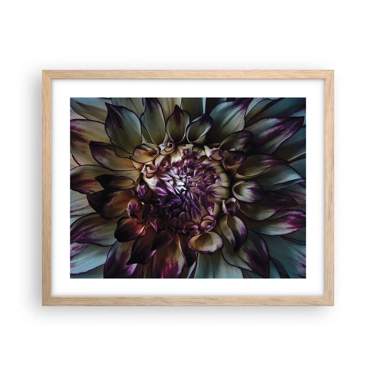 Affisch i ram av ljusek - Blommande ungdom - 50x40 cm