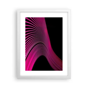 Affisch i vit ram - Ljusets allé - 30x40 cm