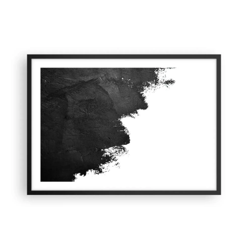 Affisch i svart ram - Element: jord - 70x50 cm