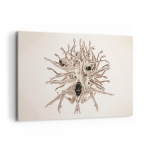 Canvastavla - Bild på duk - Blommar i dansen - 120x80 cm