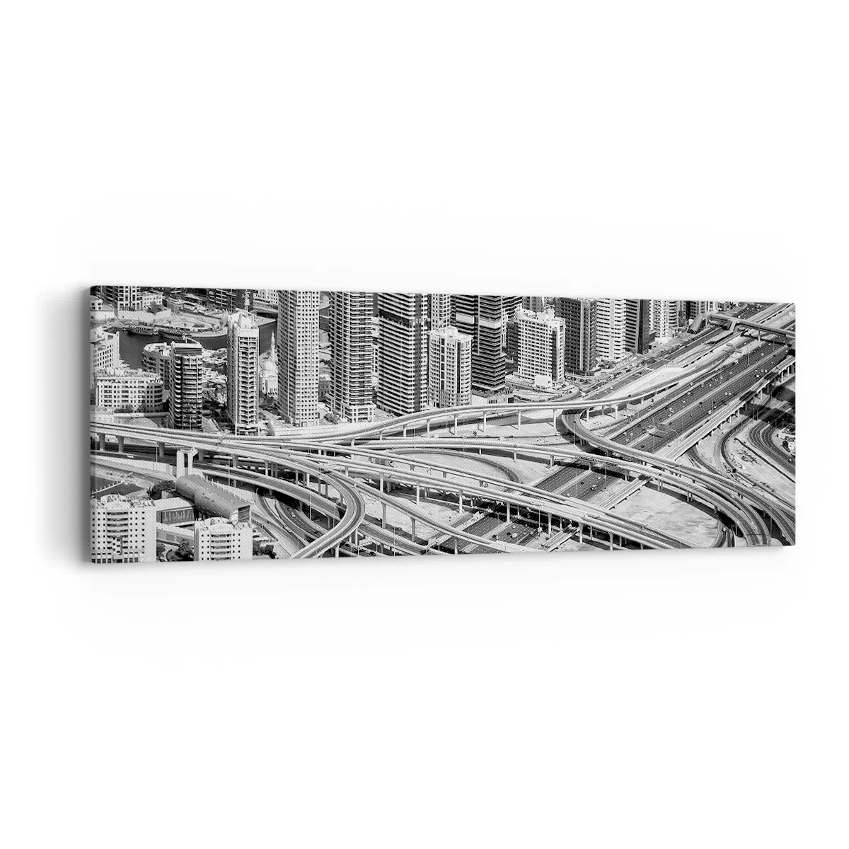 Canvastavla - Bild på duk - Dubai - en omöjlig stad - 90x30 cm
