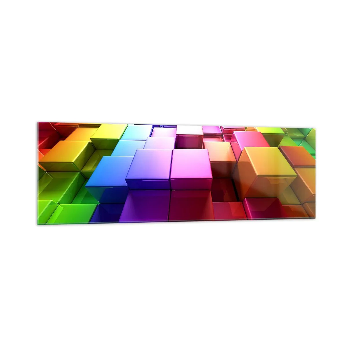 Glastavla - Bild på glas - Opkonst-variationer - 160x50 cm