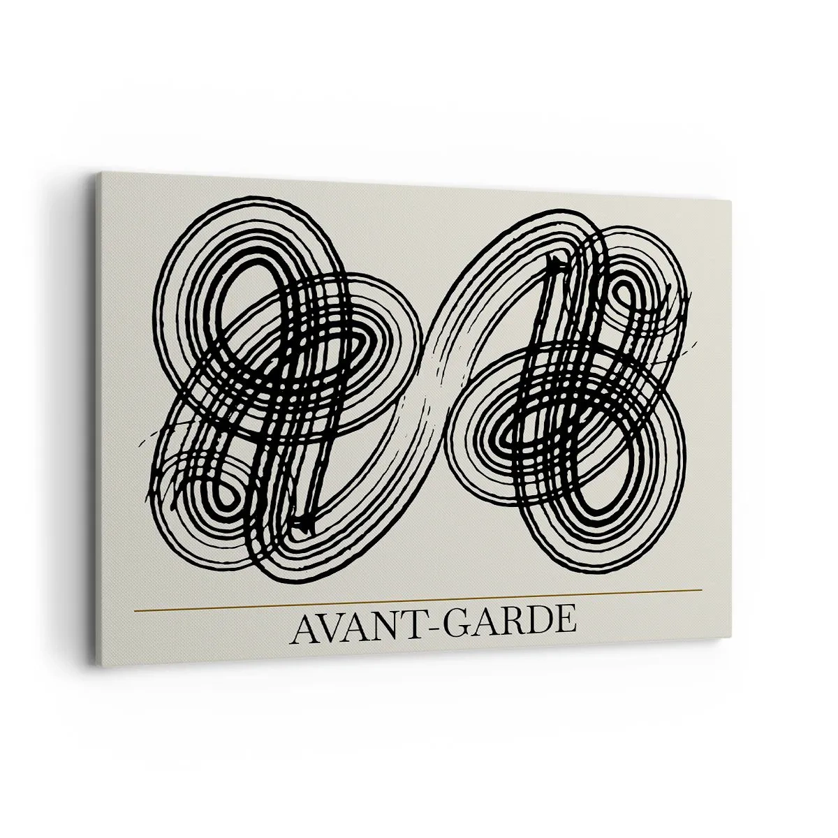 Canvastavla - Bild på duk - Det kom ut spontant - 100x70 cm