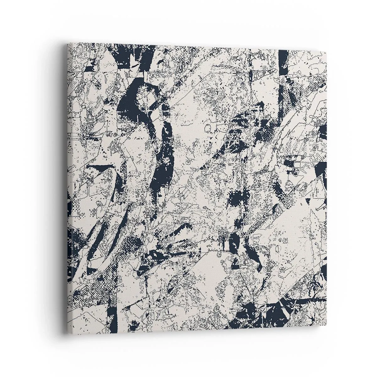 Canvastavla - Bild på duk - Motsatsernas interpenetration - 40x40 cm