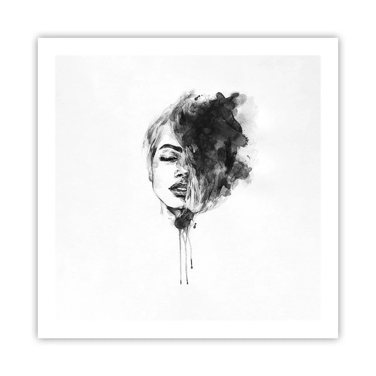 Affisch - Vad flickan drömmer om - 60x60 cm
