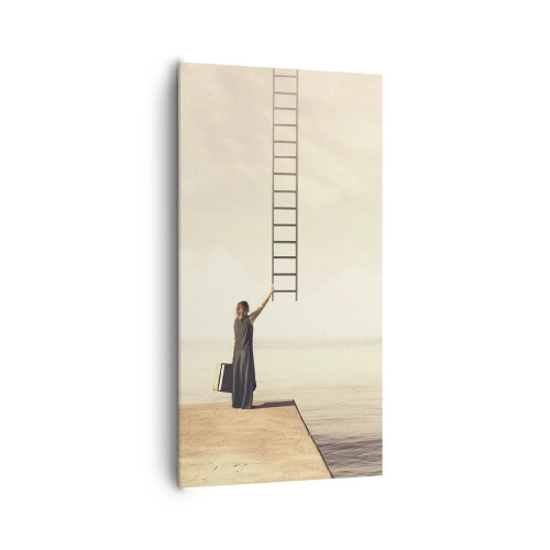 Canvastavla - Bild på duk - Magisk resa - 65x120 cm