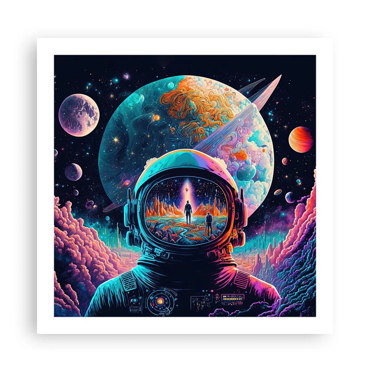 Affisch - Filosofer har aldrig drömt - 60x60 cm