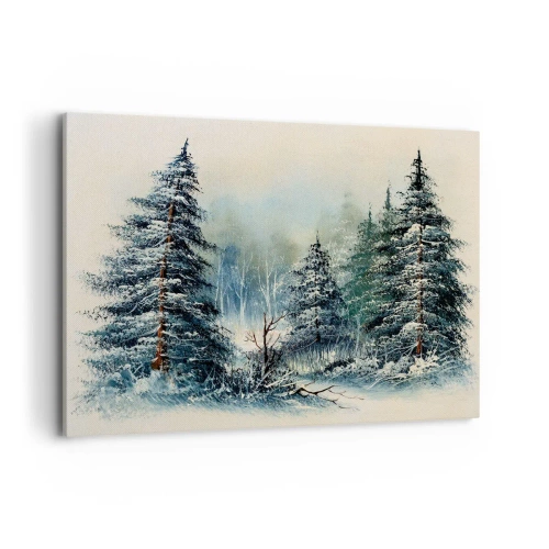 Canvastavla - Bild på duk - Redo för Julen - 100x70 cm