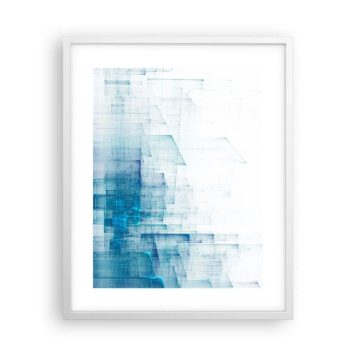Affisch i vit ram - Hur utrymmet blev till - 40x50 cm