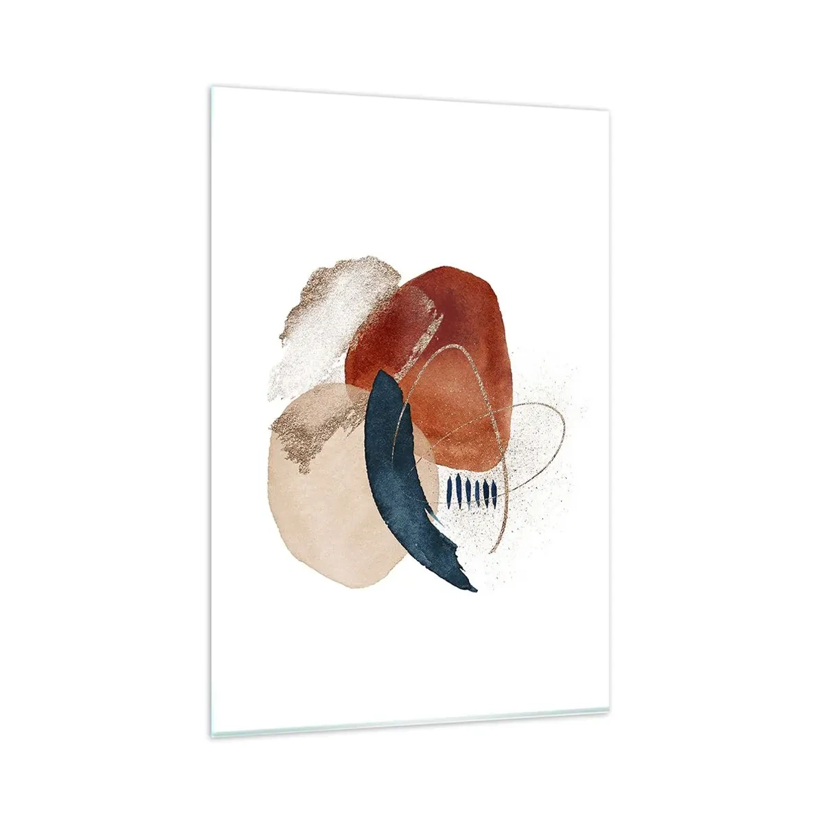 Glastavla - Bild på glas - Oval komposition - 80x120 cm