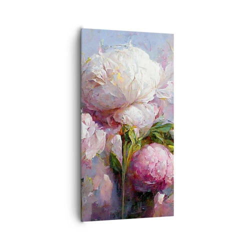 Canvastavla - Bild på duk - En bukett full av liv - 65x120 cm