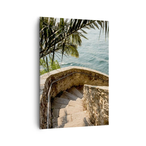 Canvastavla - Bild på duk - Under Italiens sol - 70x100 cm